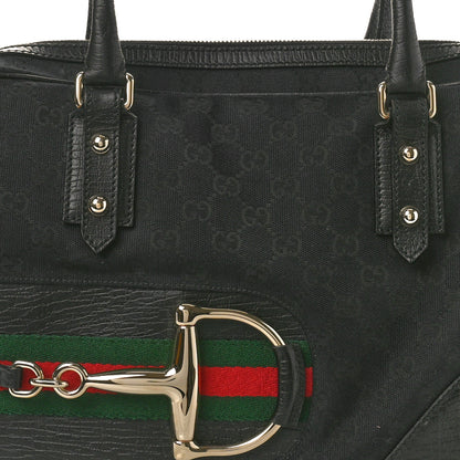 Gucci Monogram Hasler Boston Black 8 of 13
