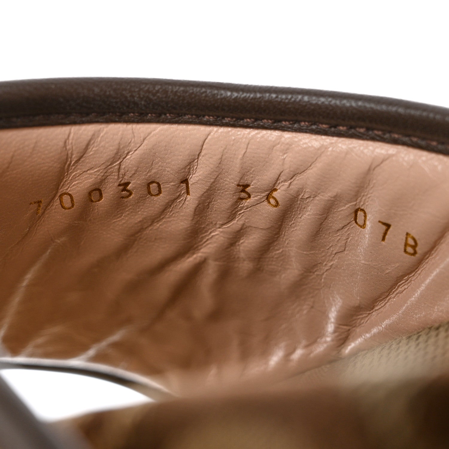 Gucci Monogram Jumbo GG Nappa Samoa Platform 40mm Slide Sandals 36 Camel Ebony New Acero 6 of 11