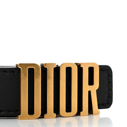 Christian Dior Calfskin D Fence Belt 75 Black 7 of 7