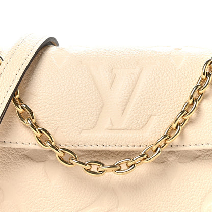 Louis Vuitton Empreinte Monogram Giant Ivy Wallet On Chain Cream 7 of 10
