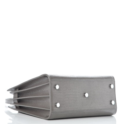 Saint Laurent Lizard Calfskin Embossed Baby Sac De Jour Fog 4 of 9