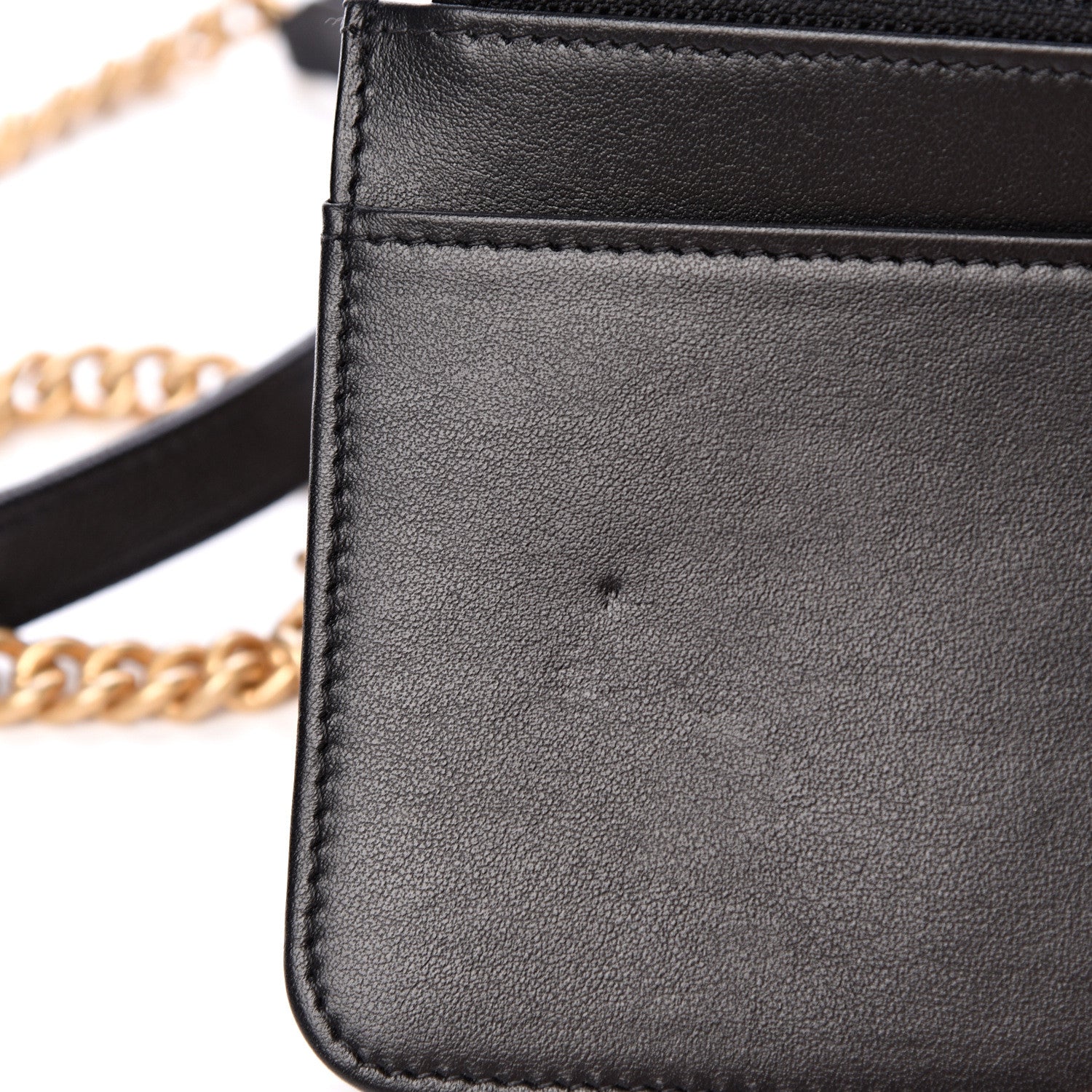 Chanel Caviar Quilted Boy Wallet On Chain WOC Black 11 of 12