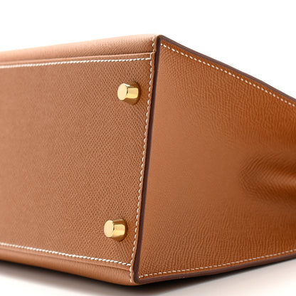 Hermes Epsom Kelly Sellier 28 Gold 9 of 10
