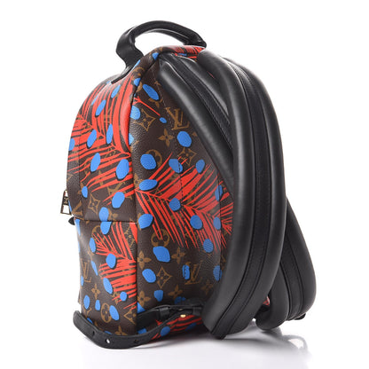 Louis Vuitton Monogram Jungle Dots Palm Springs Backpack PM Coquelicot Denim 3 of 7