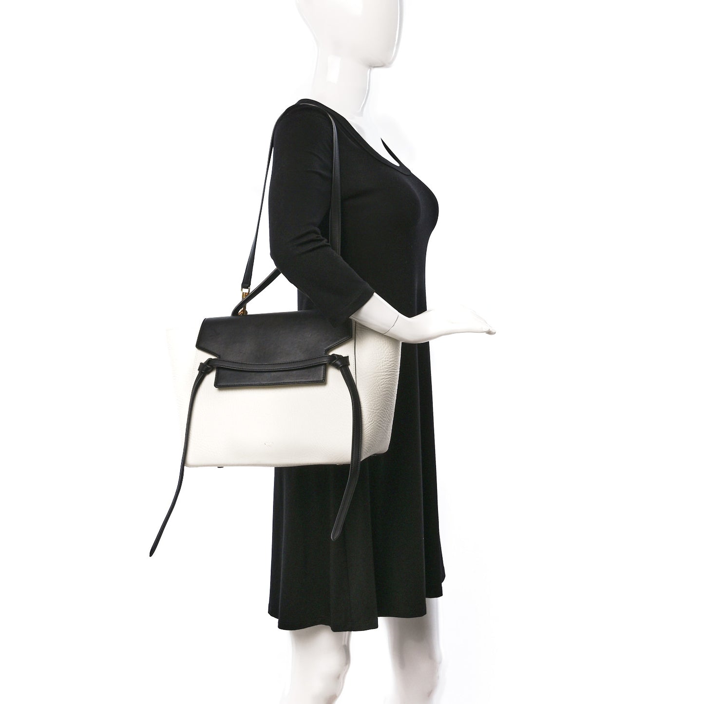 Bullhide Mini Belt Bag Black White