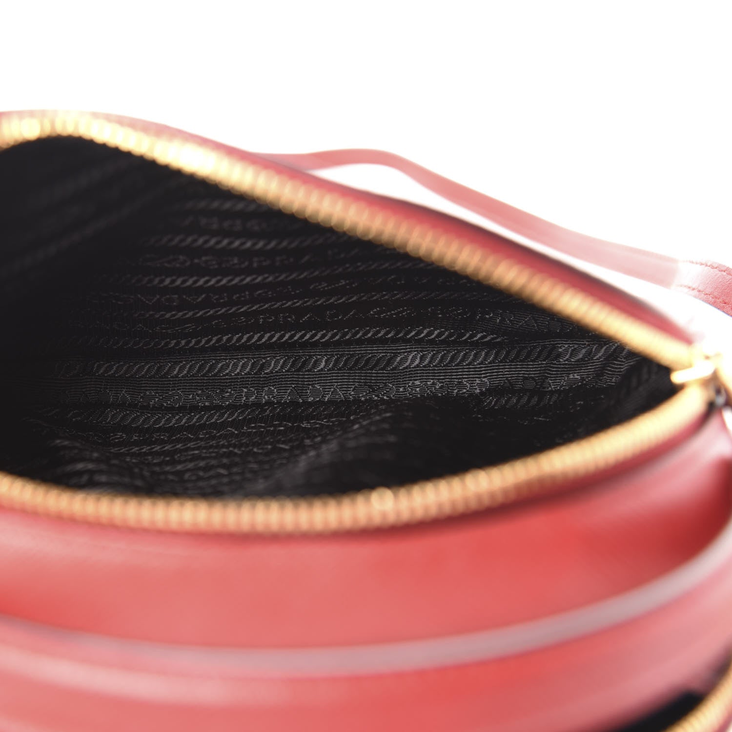 Prada Saffiano Lux Odette Crossbody Fuoco 7 of 10