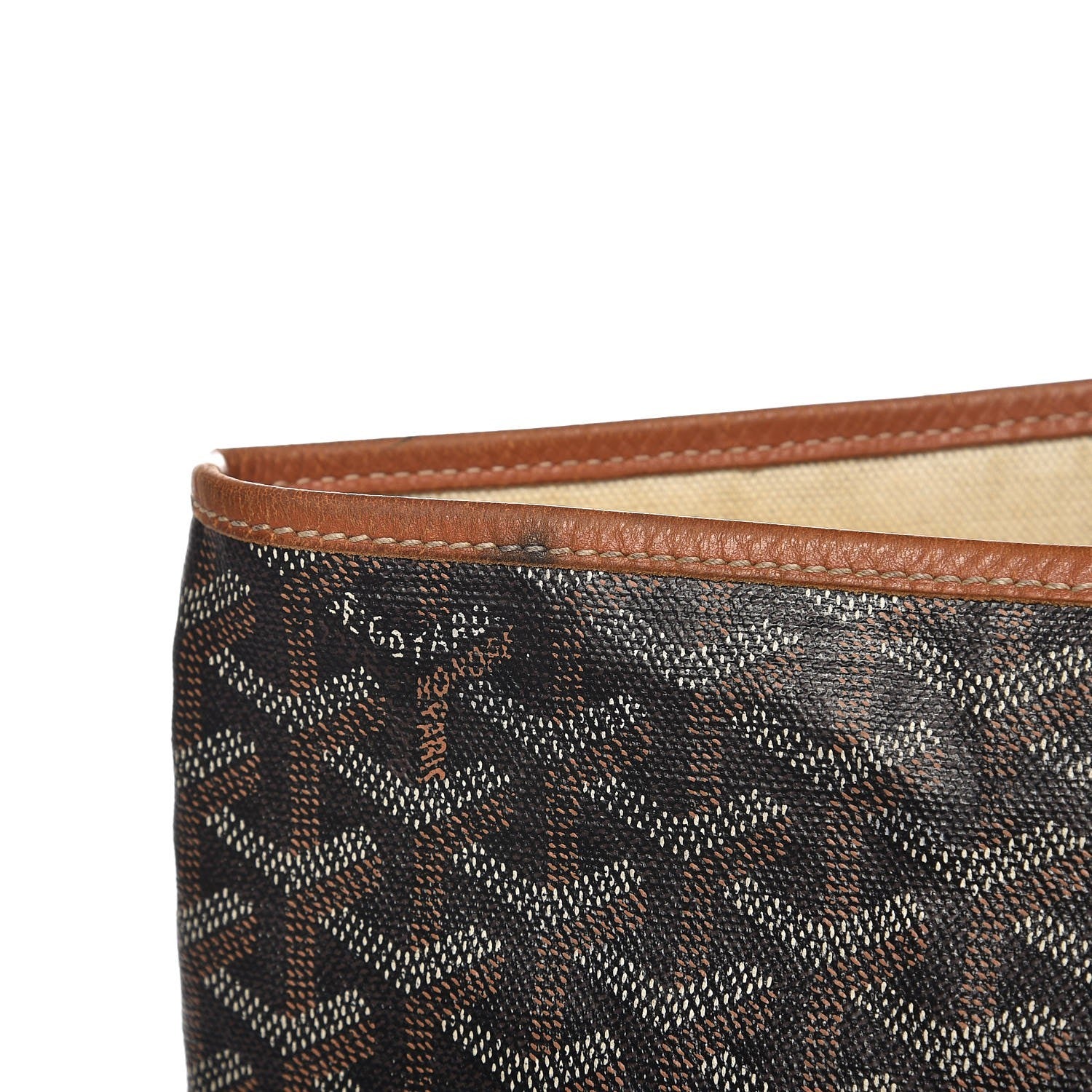 Goyard Goyardine Saint Louis GM Black Gold 33 of 47