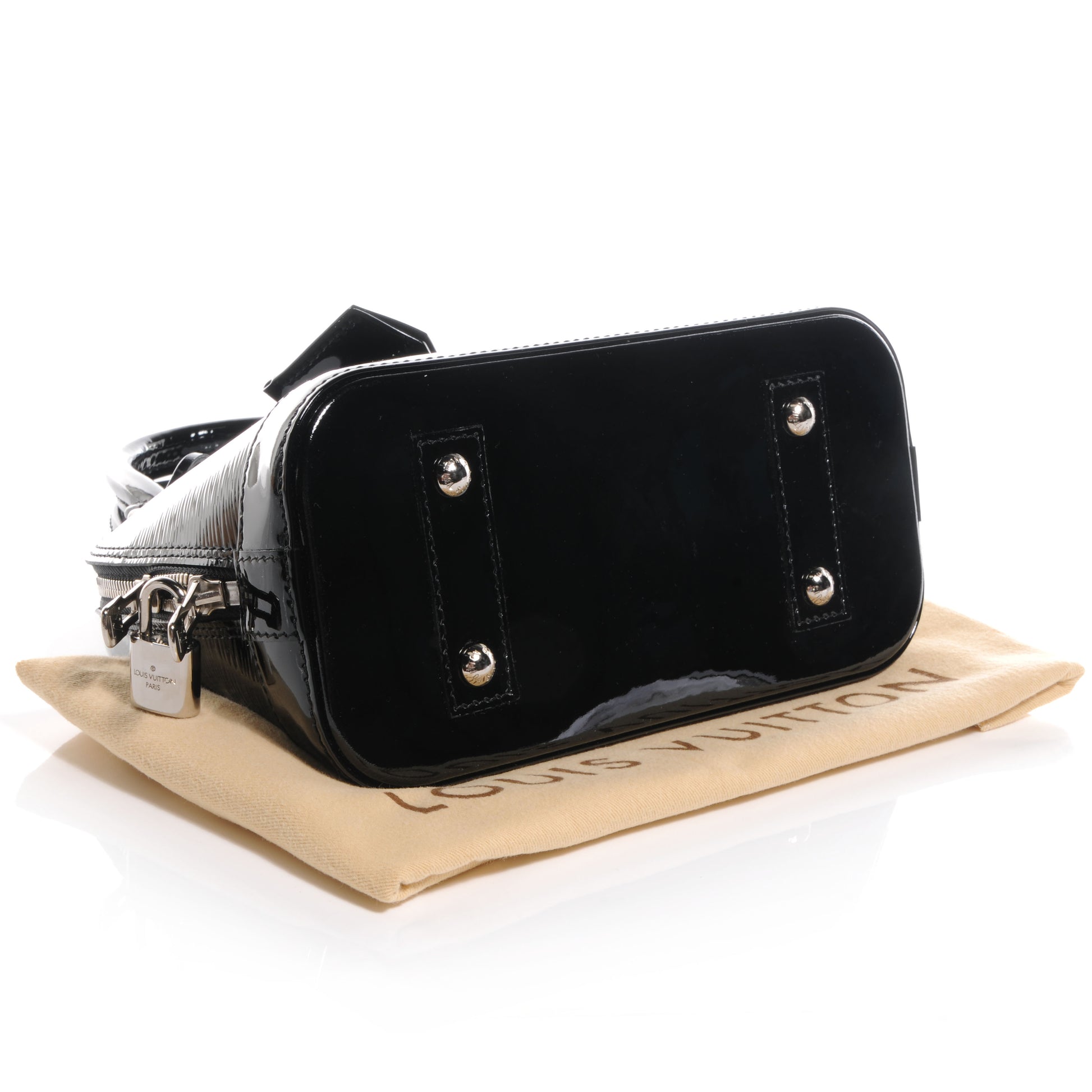Louis Vuitton Epi Electric Alma BB Black 4 of 9