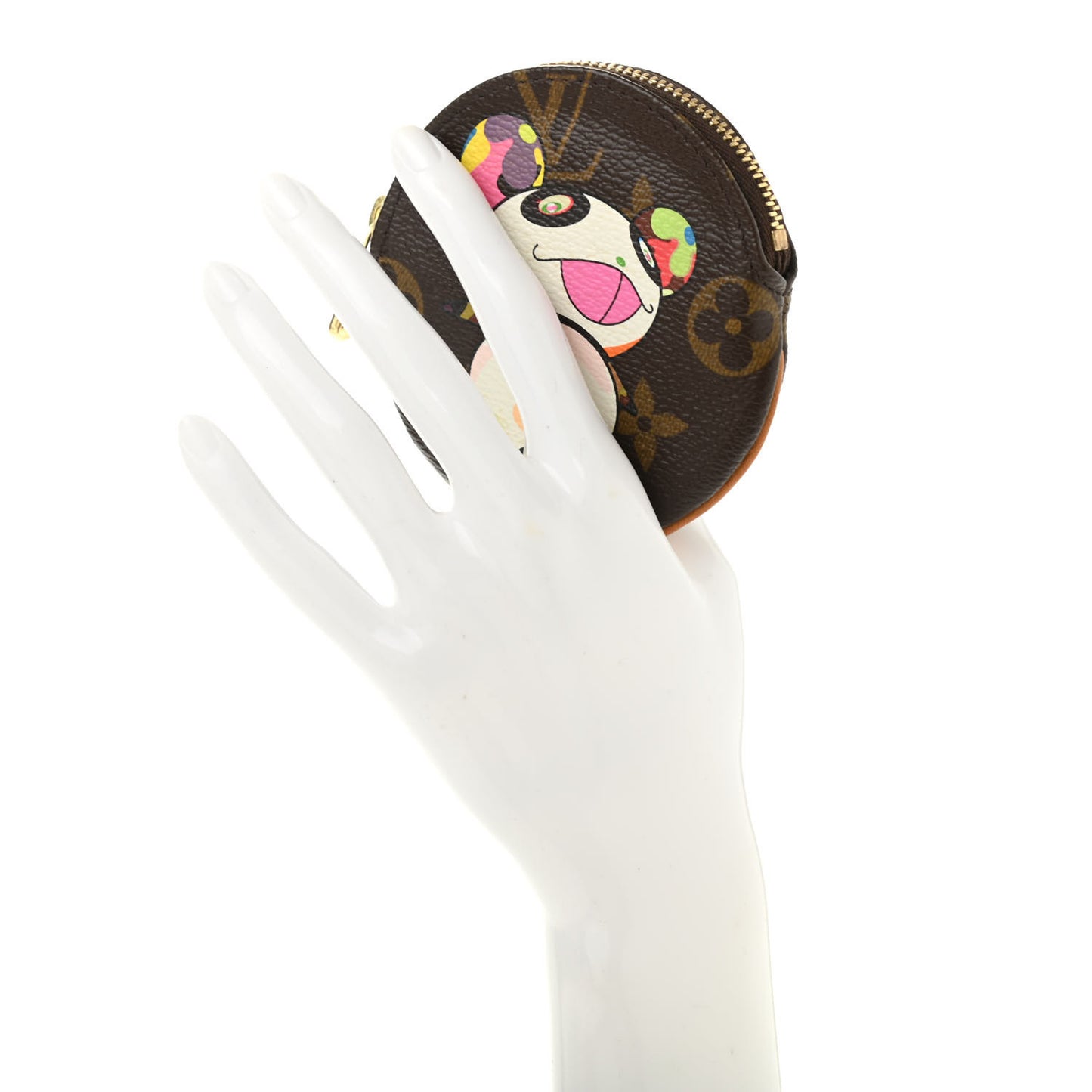 Monogram Panda Round Coin Purse