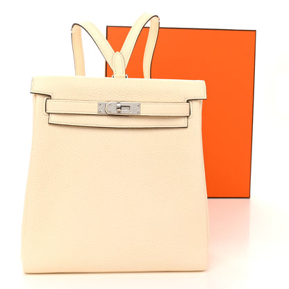 Hermes Taurillon Clemence Kelly Ado Backpack Nata 11 of 11