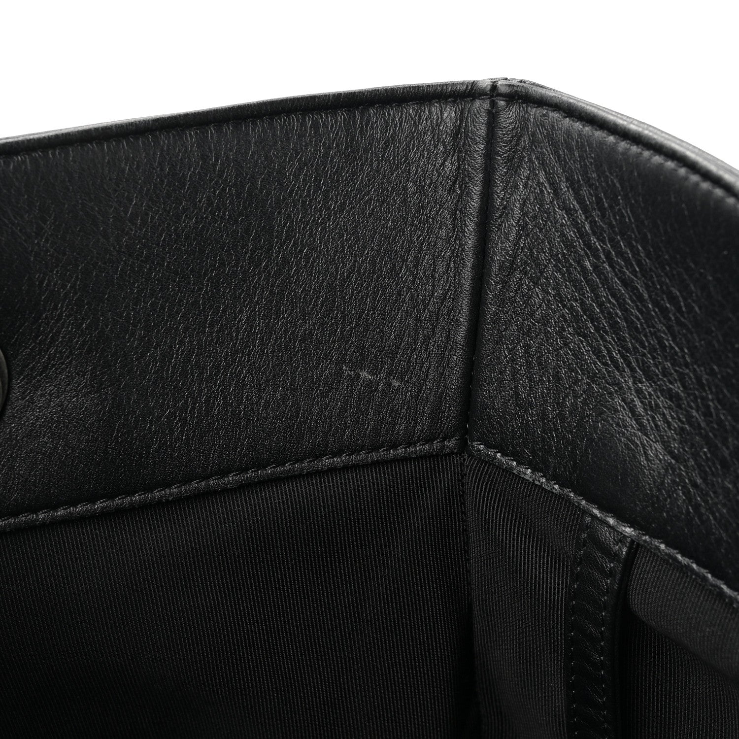 Chanel Calfskin Chain 20s Signature Tote Black 12 of 15