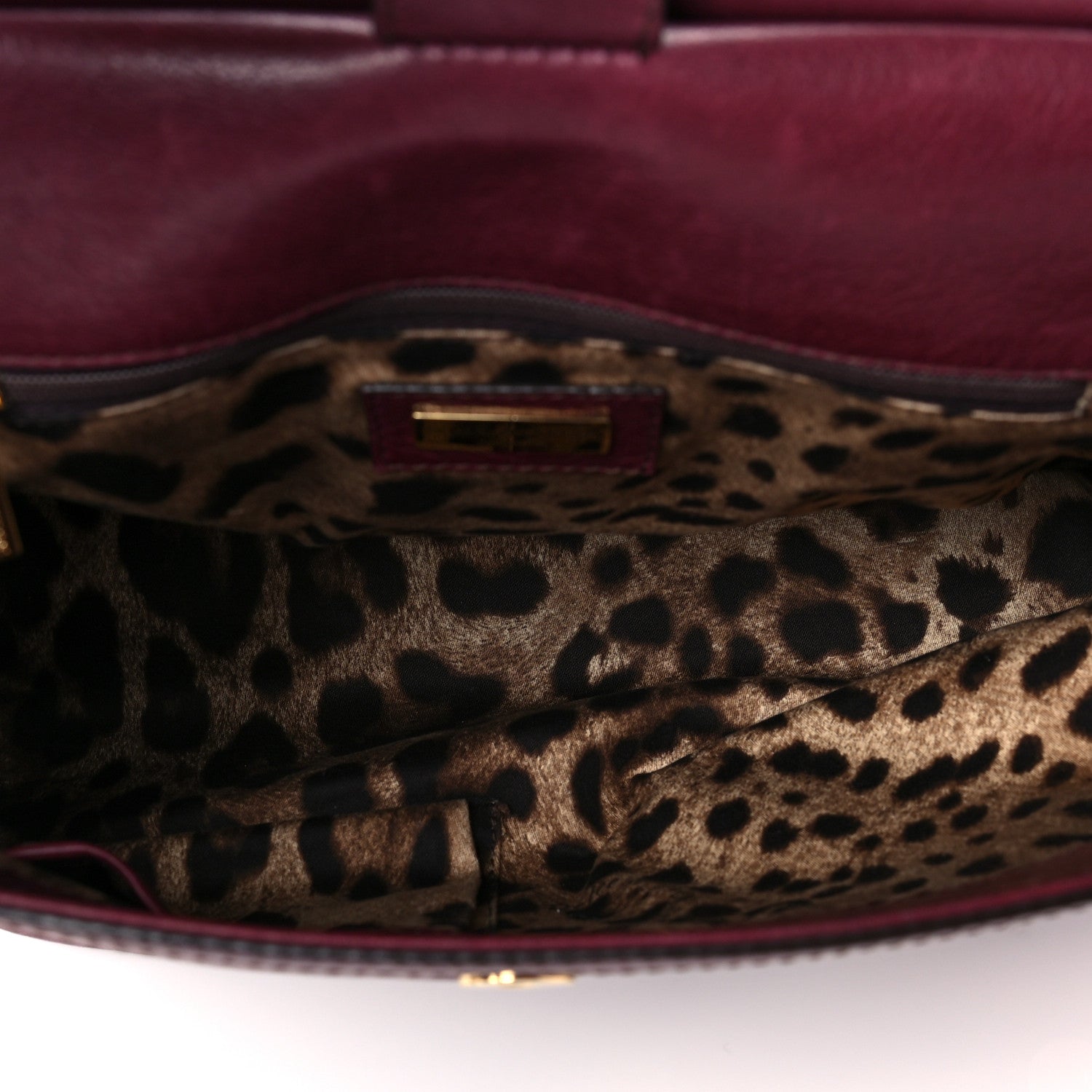 Dolce & Gabbana Dauphine Large Miss Sicily Satchel Burgundy 5 of 8