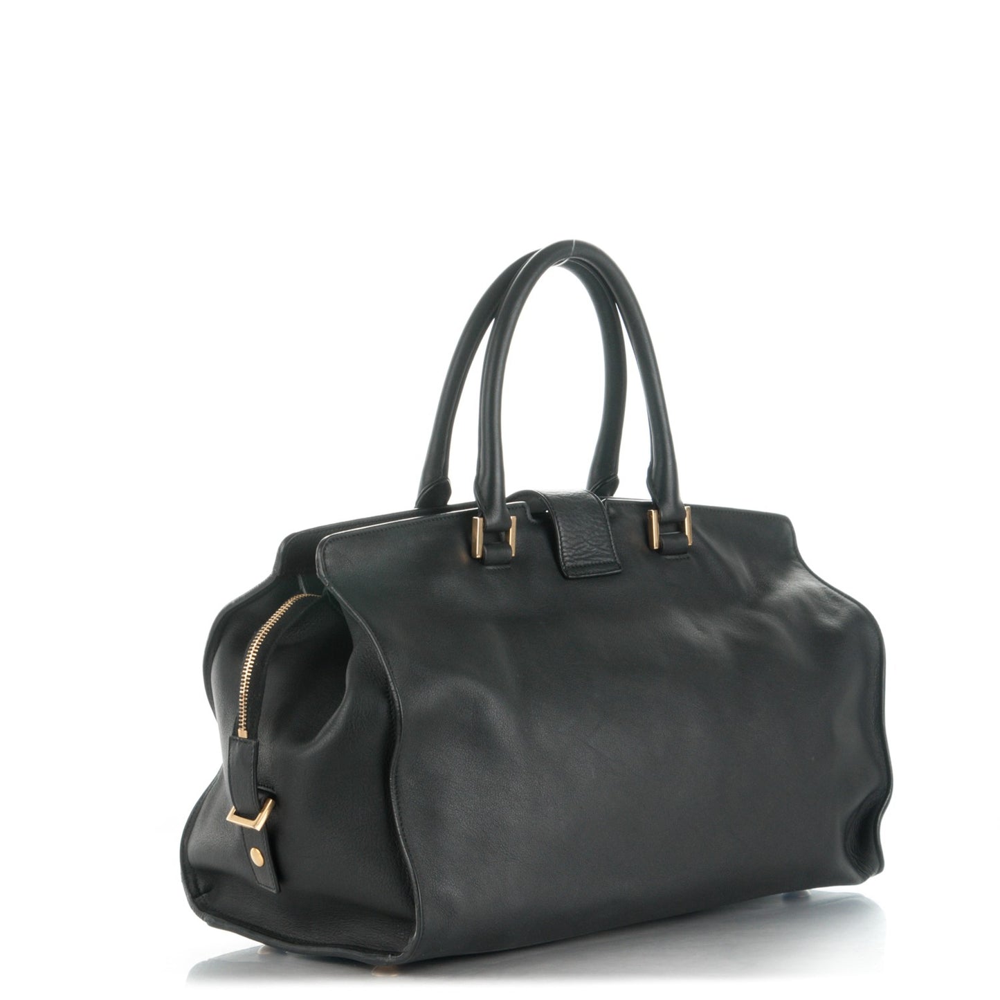 Calfskin Medium Classic Y Cabas Black