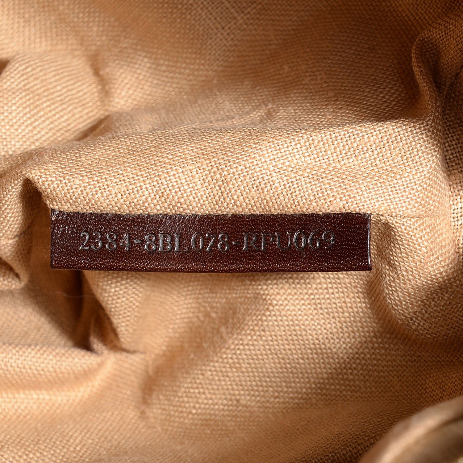 Fendi Zucca Nappa Nuvolata Vitello Tortuga Spy Bowler Tobacco Moro 6 of 10