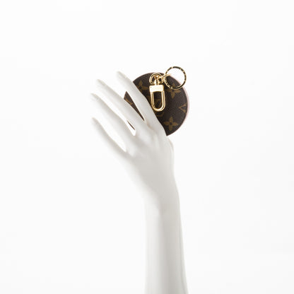 Louis Vuitton Monogram LV Mirror Bag Charm Key Holder Rose Ballerine 2 of 7
