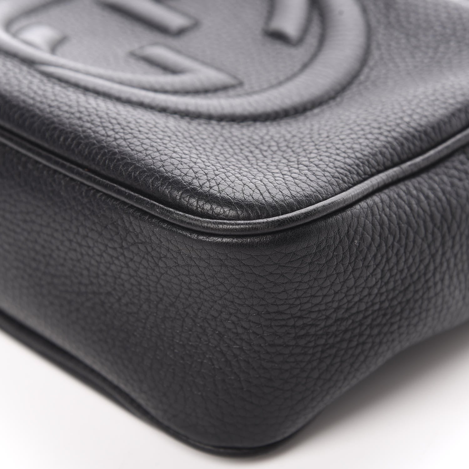 Gucci Pebbled Calfskin Small Soho Disco Bag Black 10 of 16