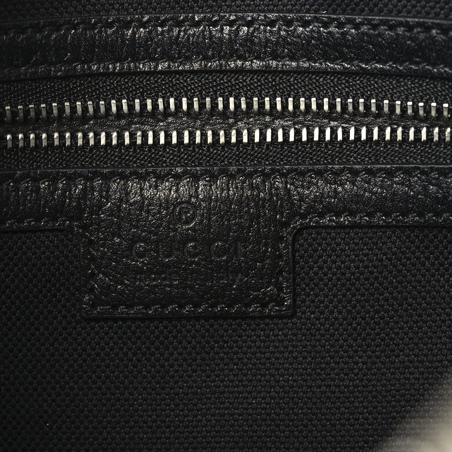 GG Supreme Monogram Textured Dollar Calfskin Small Crossbody Bag Black