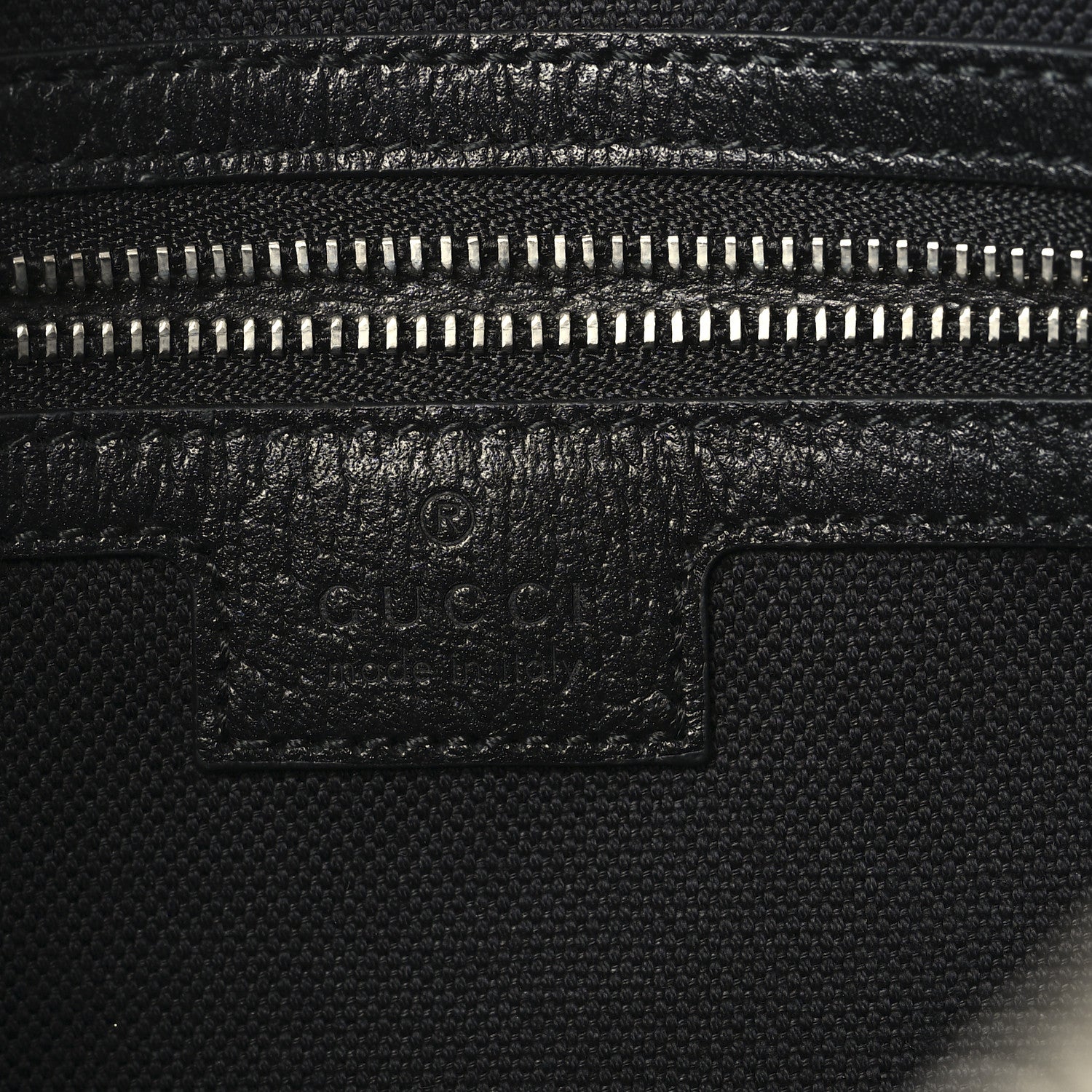 Gucci GG Supreme Monogram Textured Dollar Calfskin Small Crossbody Bag Black 6 of 11