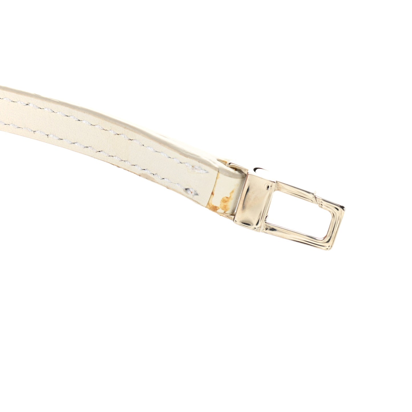 Calfskin Grommet Rose-Marie 28 Bag White