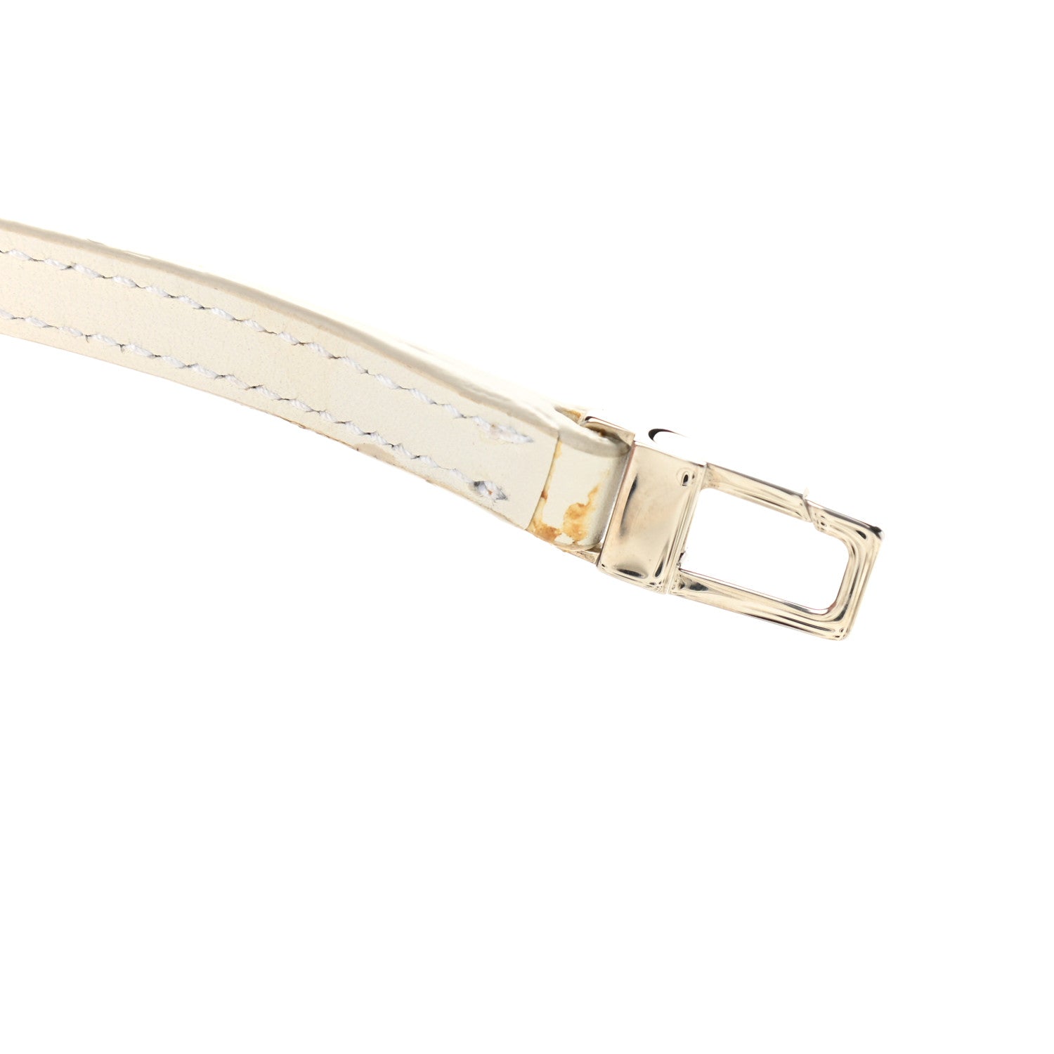 Alaia Calfskin Grommet Rose-Marie 28 Bag White 12 of 14