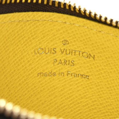 Louis Vuitton Monogram Zipped Romy Card Holder Yellow 6 of 8