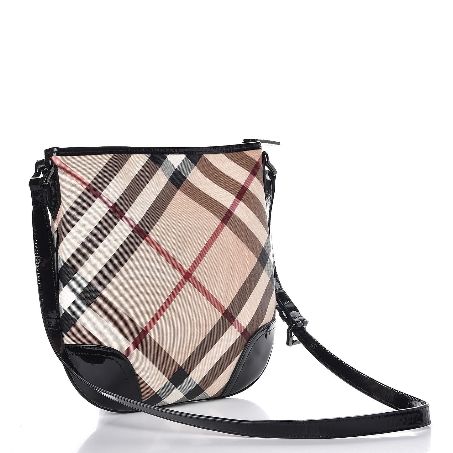 Supernova Check Small Dryden Crossbody Bag Black