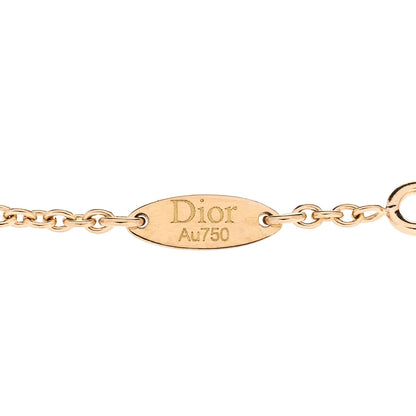 Christian Dior 18K Yellow Gold Emerald Mimirose Bracelet 4 of 4