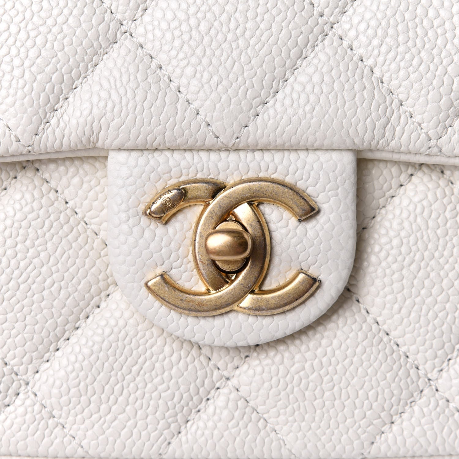 Chanel Caviar Quilted Mini Chain Soul Flap White 12 of 22