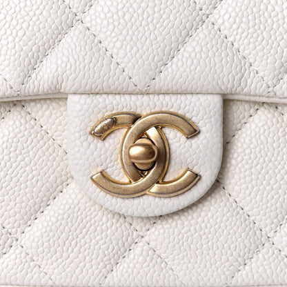 Chanel Caviar Quilted Mini Chain Soul Flap White 12 of 22