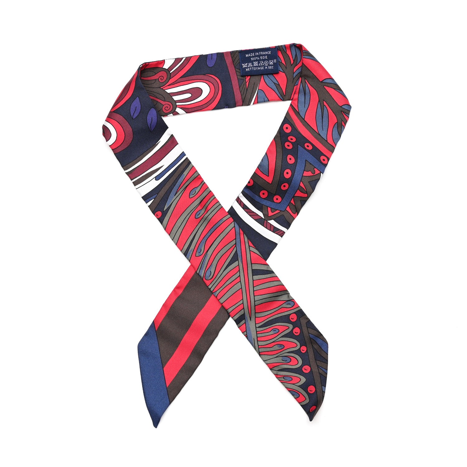 Hermes Silk Le Jardin de la Maharani Twilly 1 of 4