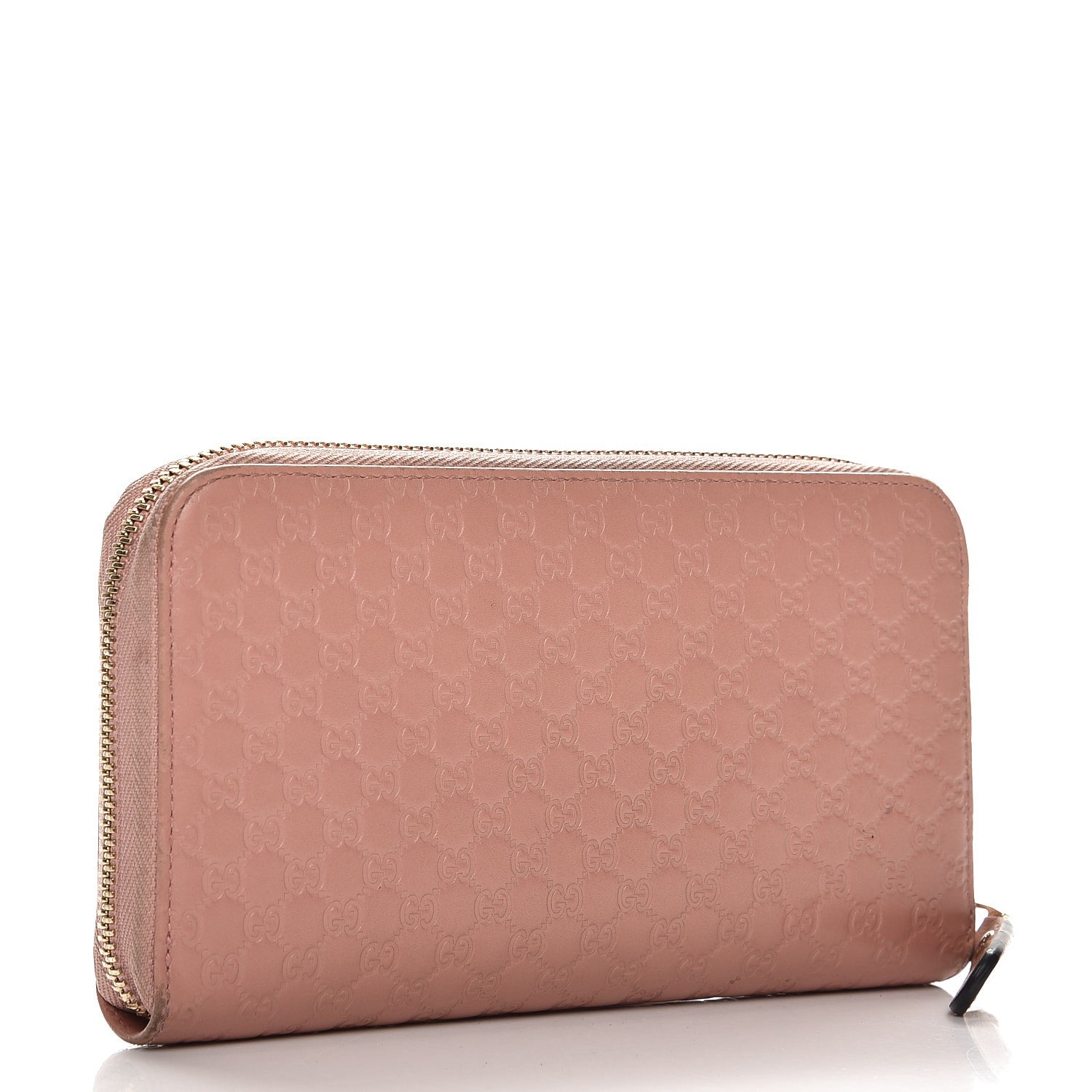 Gucci Microguccissima Zip Around Wallet Soft Pink 3 of 12