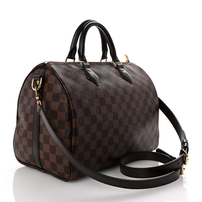 Louis Vuitton Damier Ebene Speedy Bandouliere 30 3 of 10