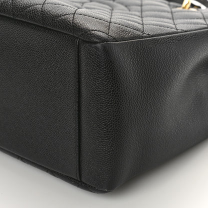 Chanel Caviar Quilted Grand Shopping Tote GST Black 9 of 11