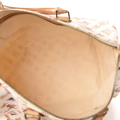 Louis Vuitton Watercolor Aquarelle Speedy 35 White 5 of 12
