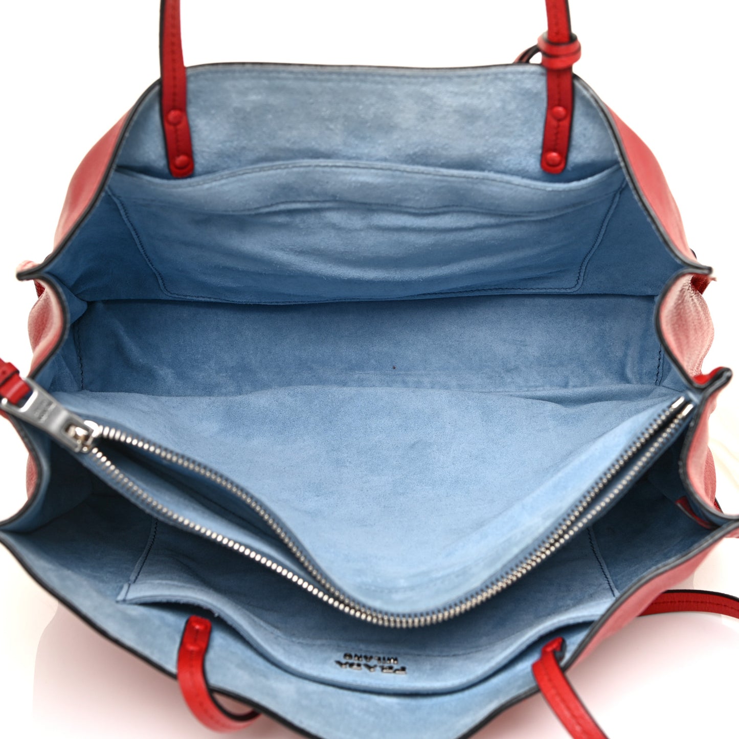 Glace Calf Etiquette Tote Fuoco