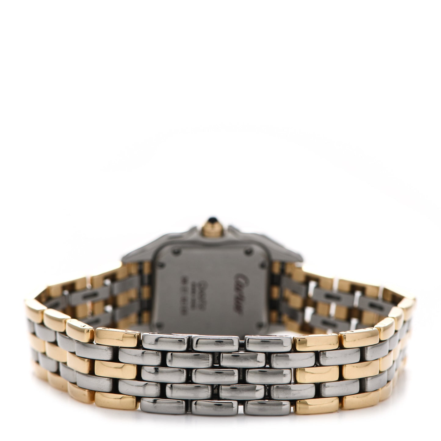 Stainless Steel 18K Yellow Gold 22mm Panthere Quartz Watch