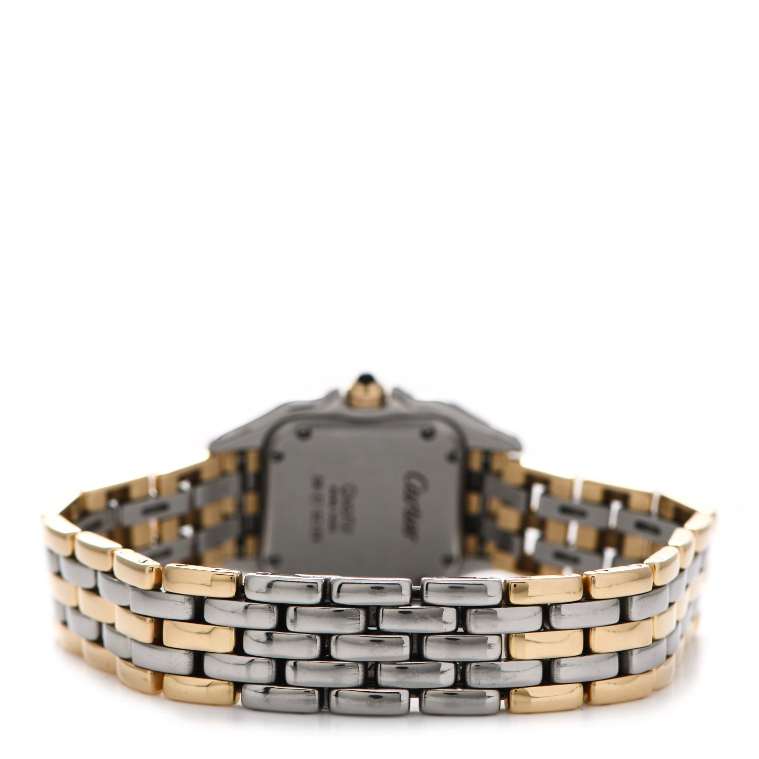 Cartier Stainless Steel 18K Yellow Gold 22mm Panthere Quartz Watch 3 of 5