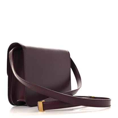 Celine Box Calfskin Teen Classic Box Flap Bag Burgundy 2 of 10
