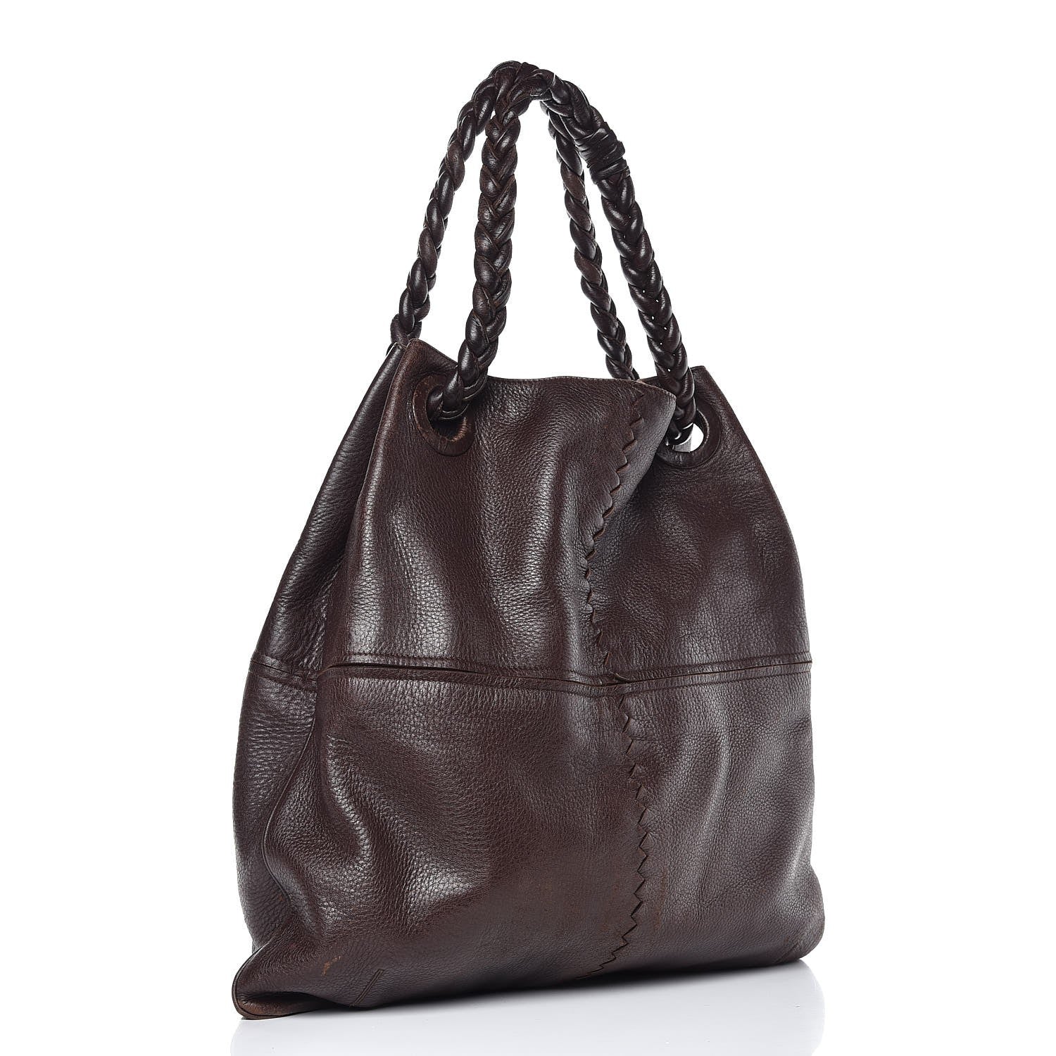Bottega Veneta Cervo Deerskin Julie Tote Ebano 21 of 32
