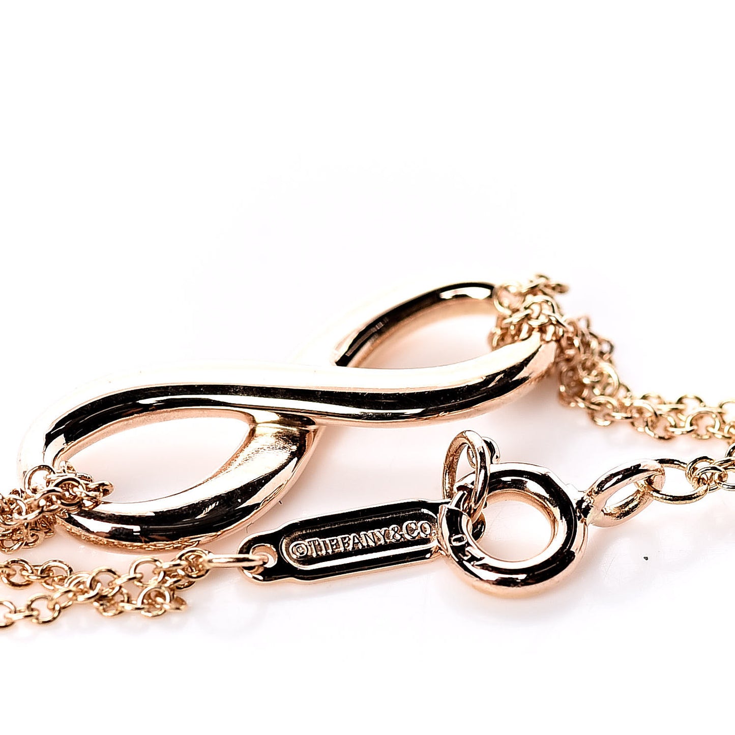 18K Rose Gold Infinity Bracelet