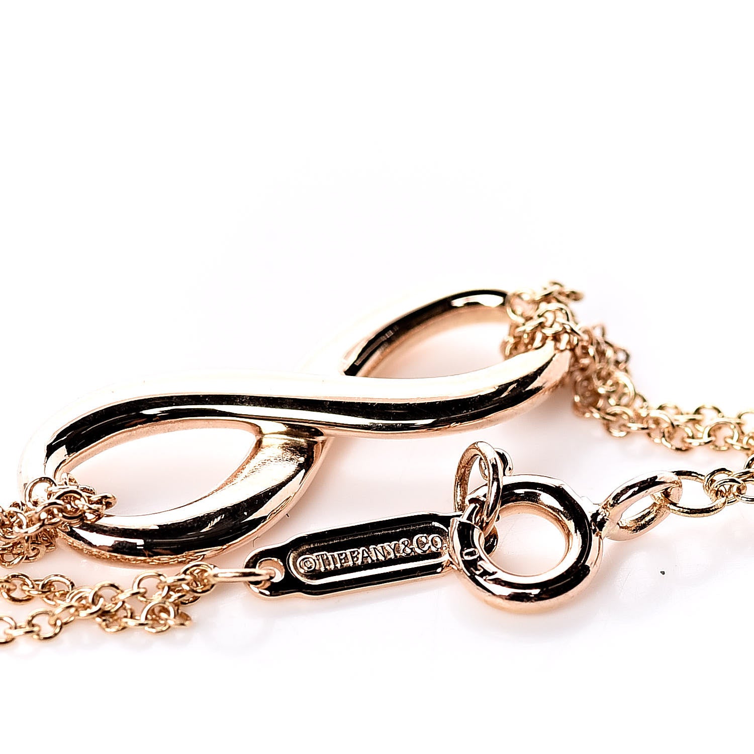 Tiffany 18K Rose Gold Infinity Bracelet 5 of 5