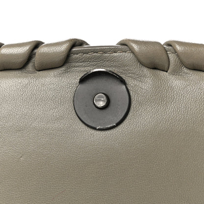 Bottega Veneta Nappa Intrecciato Baby Olimpia Shoulder Bag Mink 11 of 13
