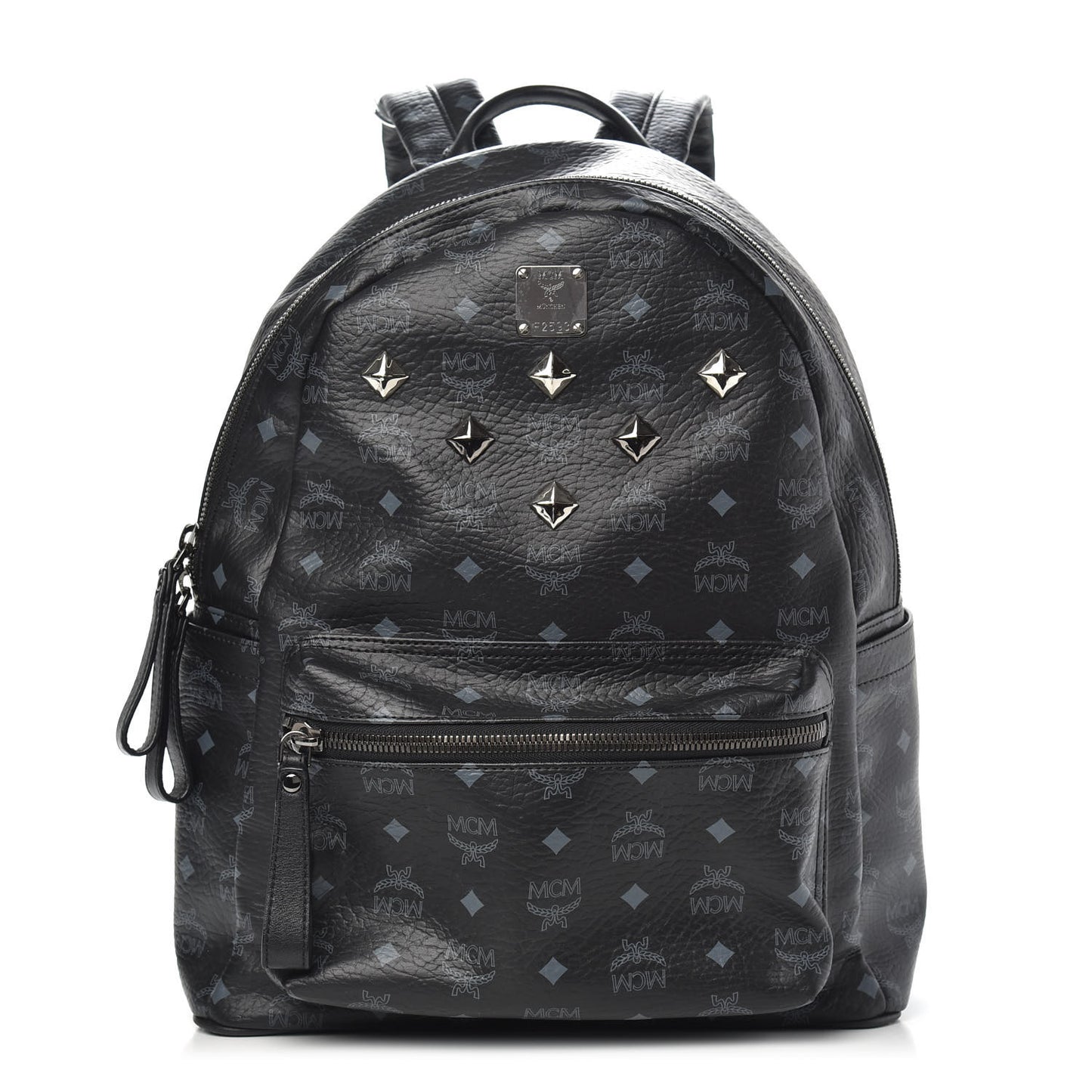 Visetos Medium Sprinkle Stud Stark Backpack Black