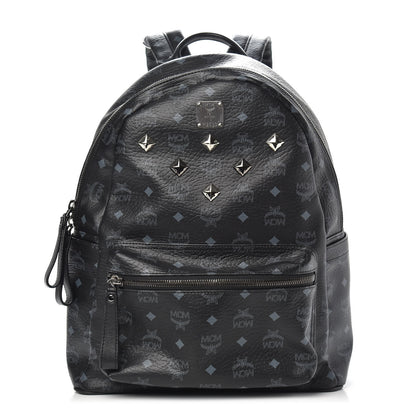 MCM Visetos Medium Sprinkle Stud Stark Backpack Black 1 of 8