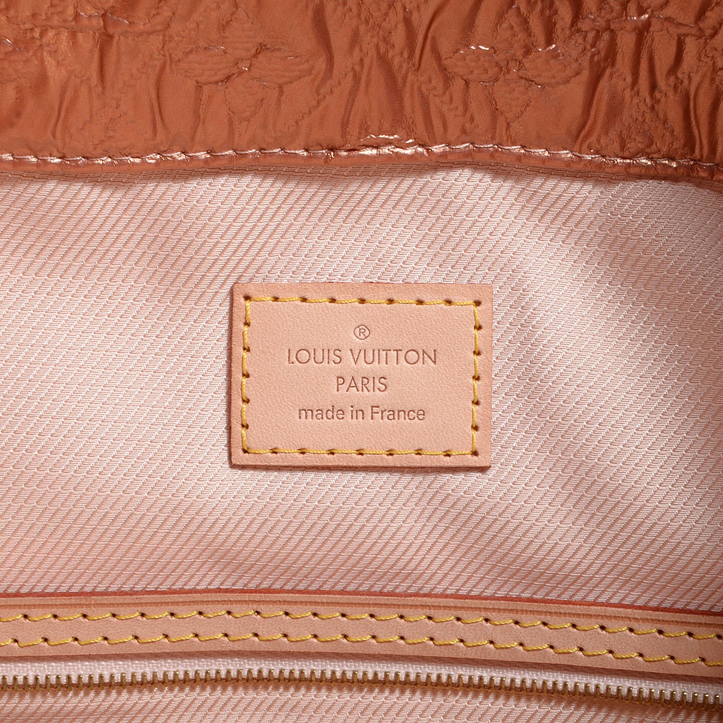 Jacquard Quilted Monogram Limelight Clutch GM Rose Gold