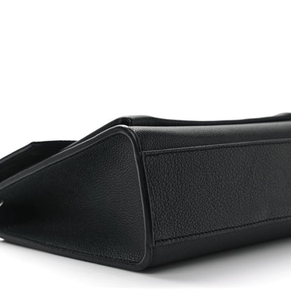 Louis Vuitton Soft Calfskin Mylockme Chain Bag BB Black 7 of 8