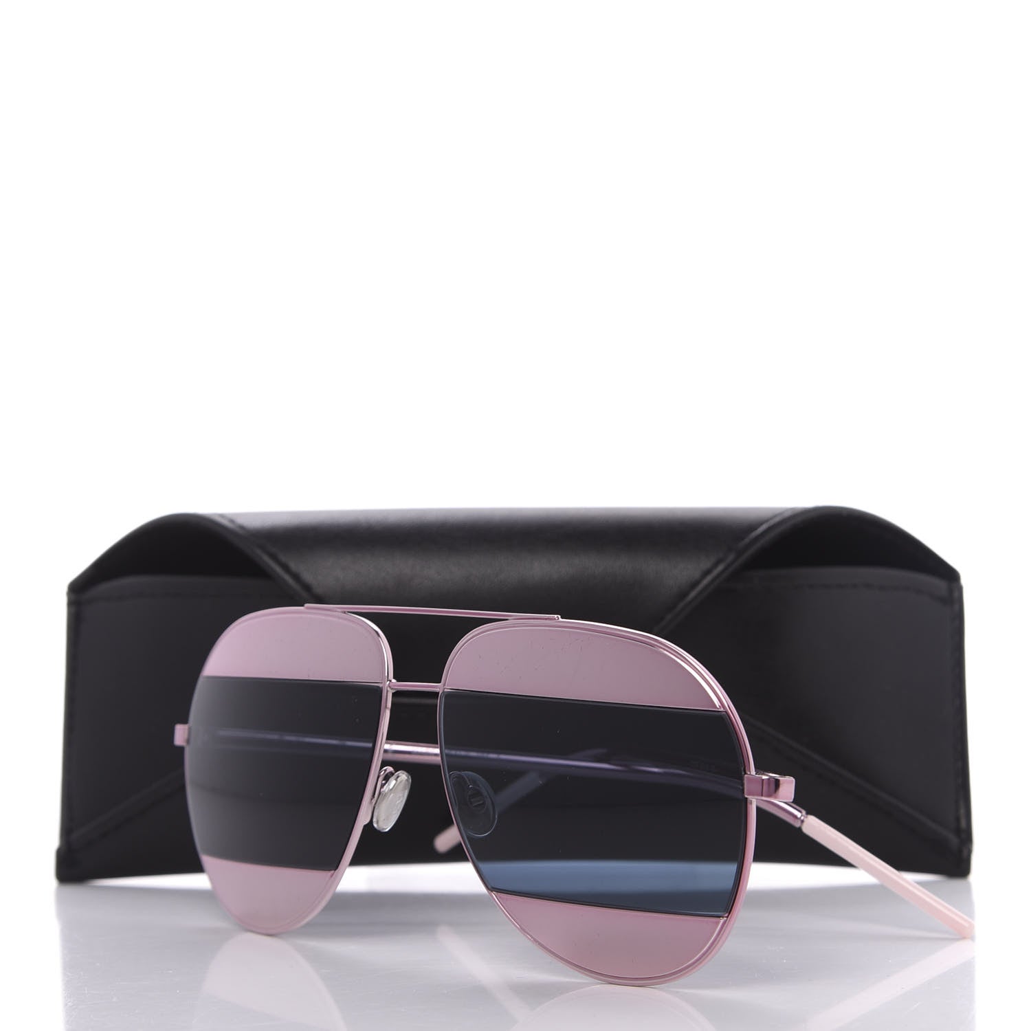 Christian Dior Split 1 Aviator Sunglasses Pink Blue 8 of 8