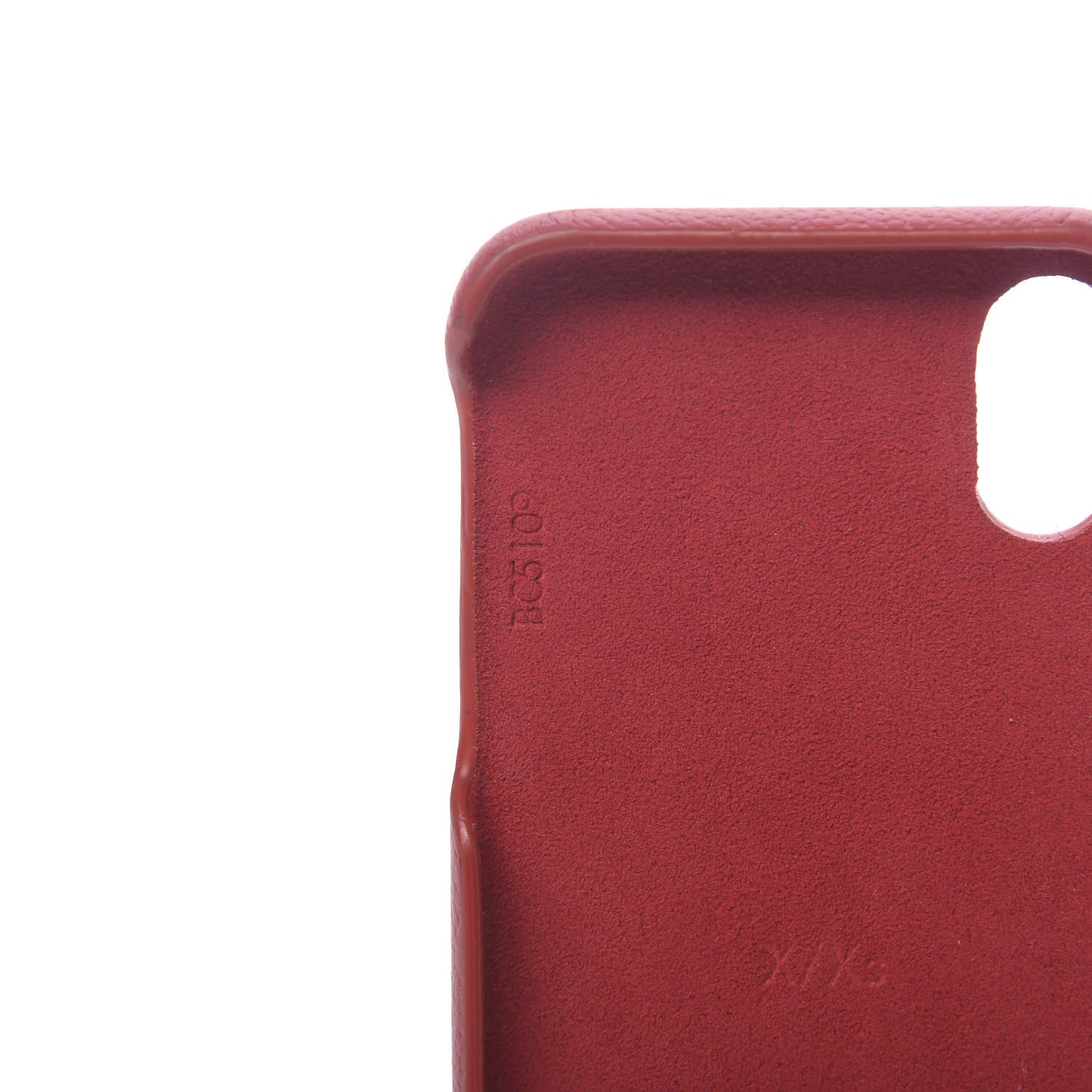 Louis Vuitton Calfskin Monogram iPhone X/XS Bumper Scarlet 6 of 8