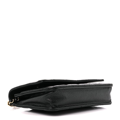 Chanel Caviar Quilted Wallet on Chain WOC Black 4 of 12