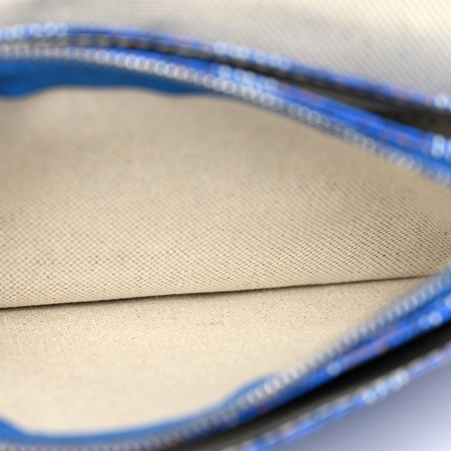 Goyardine Plumet Wallet Clutch Blue